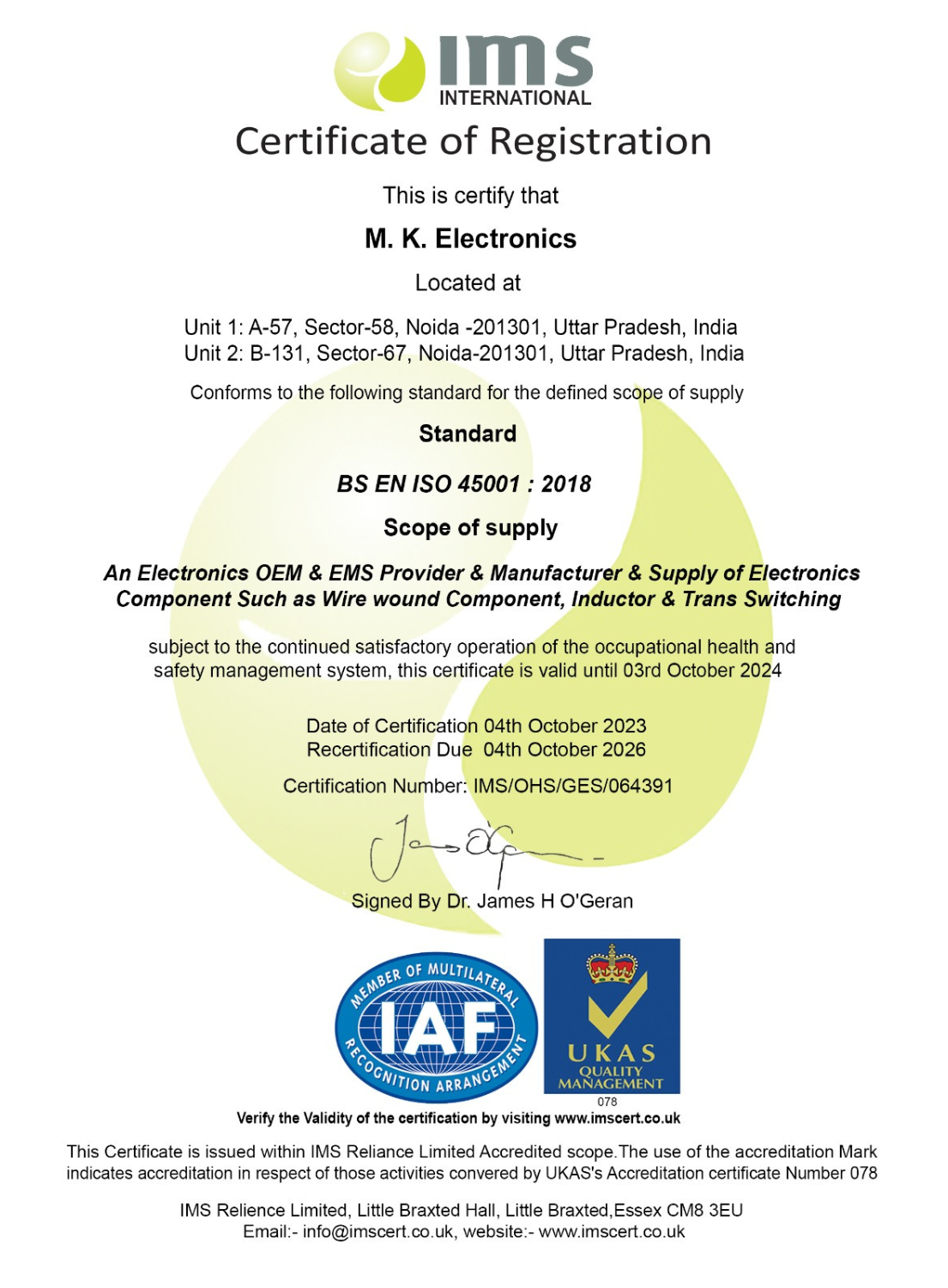 Certificate 2