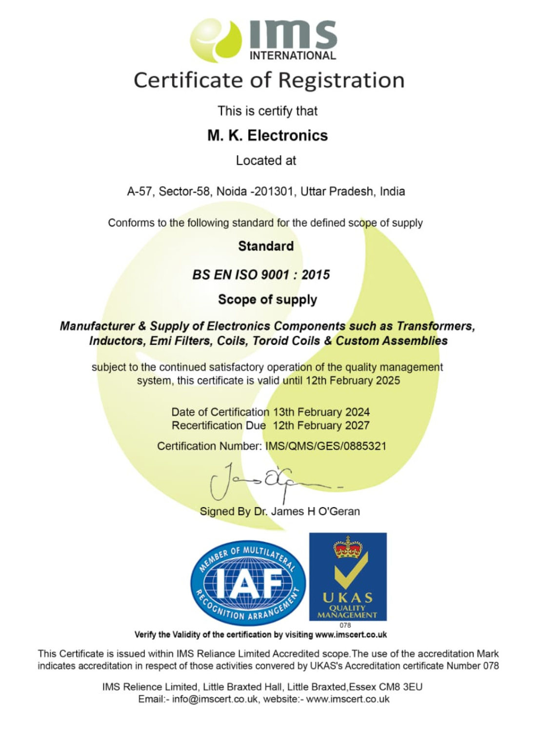 Certificate 3