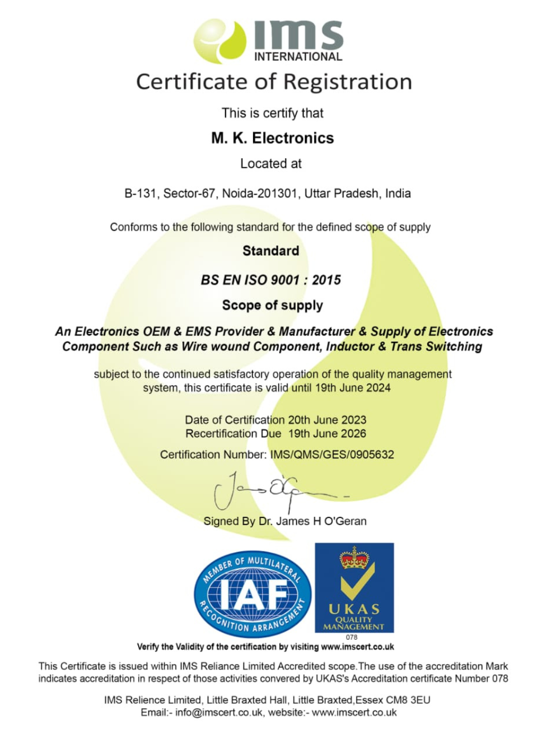 Certificate 4